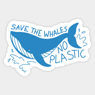 Save The Whales Sticker